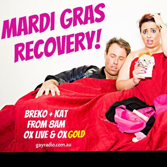 KikiVass's tweet photo. We are BACK!!! #MardiGras #sydney #recovery  #gay #gayradio #breakfast #radio #SydneyMardiGras #oxlive @breko http://t.co/Pvy2YBTv7z