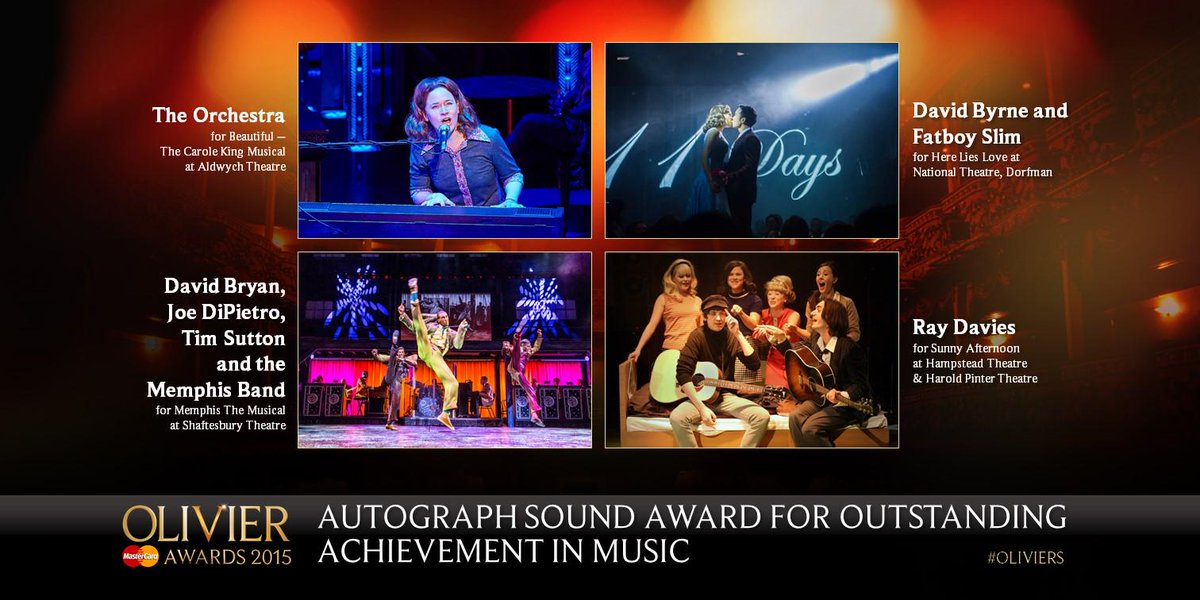 OlivierAwards's tweet image. .@AutographLondon Outstanding Achievement In Music #oliviers nominees: