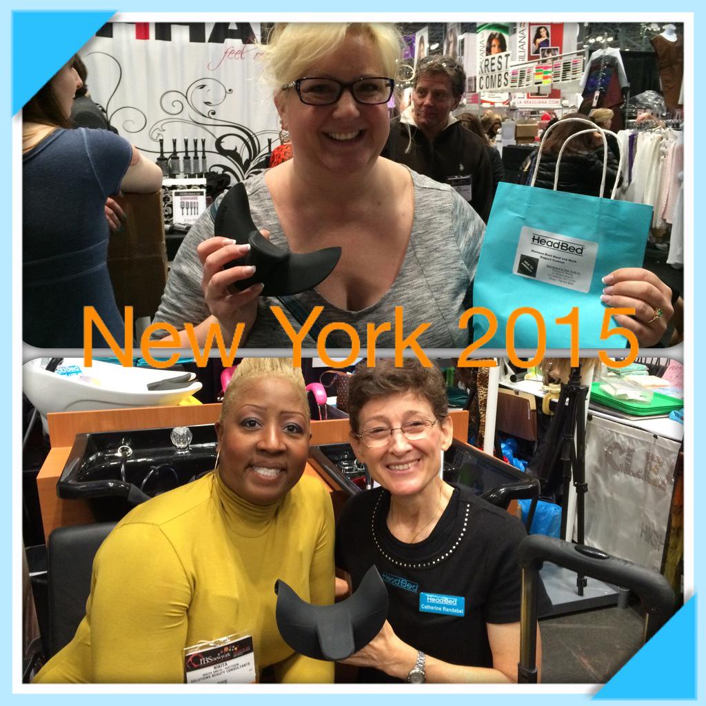 HeadBed_Global's tweet photo. It was a brilliant first day at #IBSNY2015 #haircare http://t.co/YuCDsAkumY