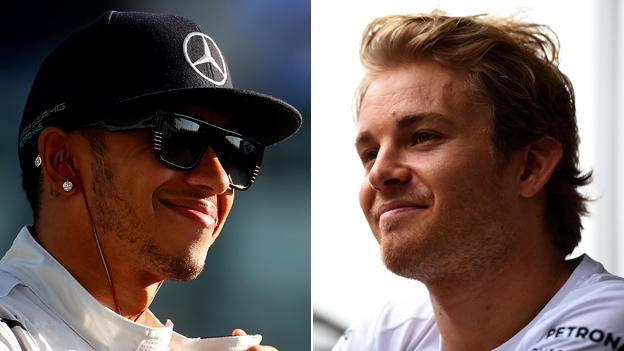 BBCSport's tweet photo. 'Hamilton and Rosberg's rivalry can make 2015 a classic Formula 1 season' http://t.co/4oD8mPIOZH http://t.co/jPIn5uj0g7