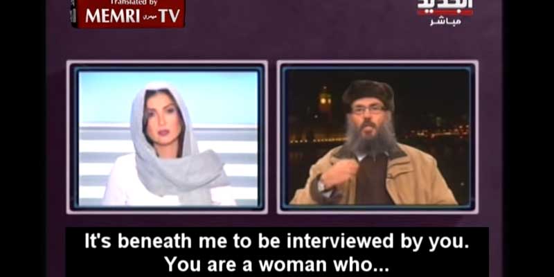 tidningenresume's tweet photo. Här läxar tv-ankaret upp islamistledaren i direktsändning http://t.co/caca4AQ1Qi http://t.co/GQZ8QQ3YZp