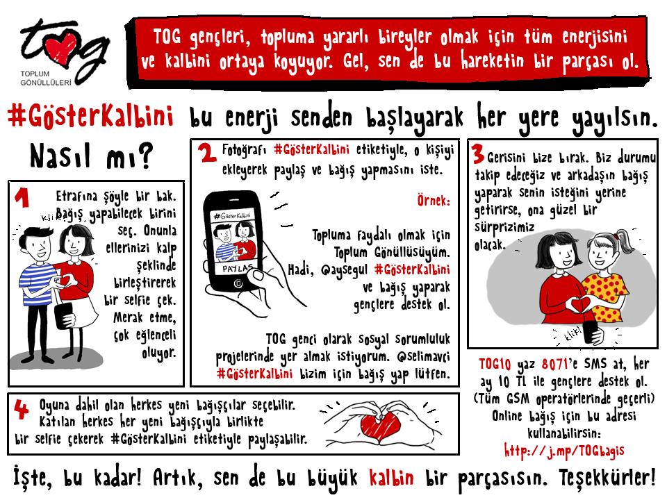TOGVakfi's tweet photo. #GösterKalbini bağış yapmasını istediğin kişiyle kalpli selfie (#kalpie) çekip etiketle. Gençlerin enerjisi yayılsın https://t.co/95jewFGaq0