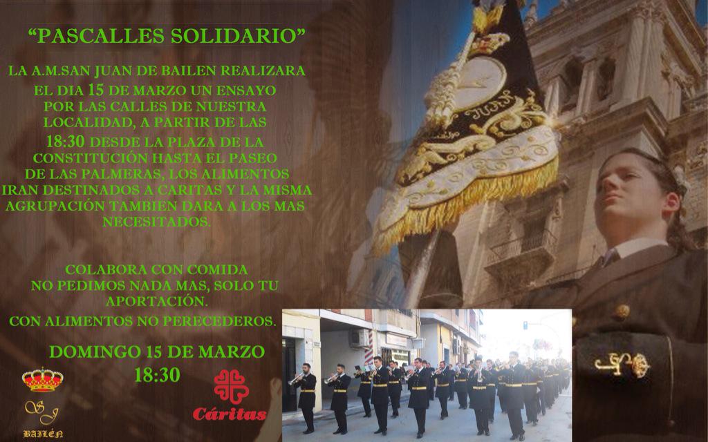 AMSanJuanBailen's tweet photo. Día 15 de marzo a las 18:30, colabora con nosotros y nosotros colaboraremos con nuestra música, os esperamos. http://t.co/4HGV16RMwG