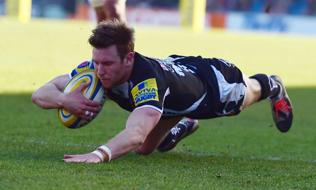 eatsleeprugby's tweet photo. Exeter scored 10 tries in their 74-19 win over London Welsh which is a club premiership record for the chiefs. http://t.co/POgKBxafk3