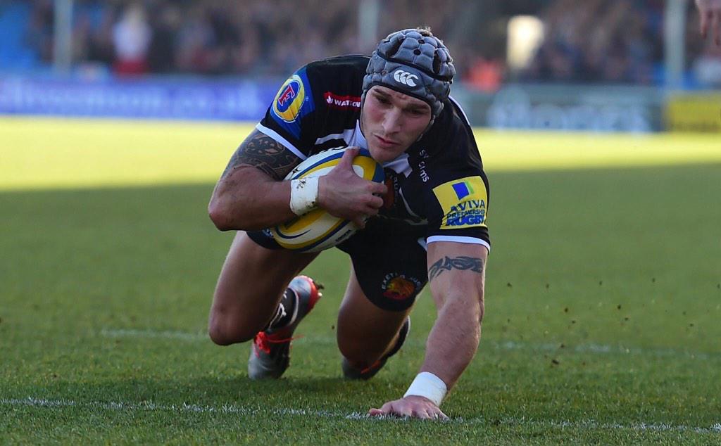 eatsleeprugby's tweet photo. Exeter scored 10 tries in their 74-19 win over London Welsh which is a club premiership record for the chiefs. http://t.co/POgKBxafk3