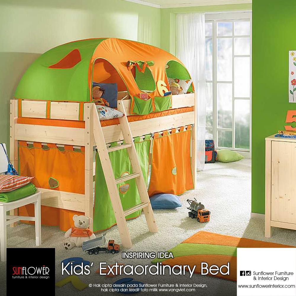Kids' Extraordinary Bed #interior #kids goo.gl/6EHhVG
sunflowerinterior.com