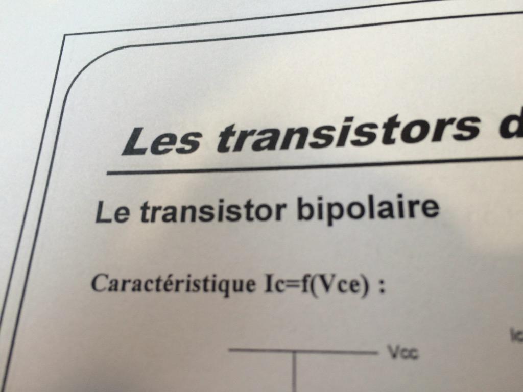 poliakovDu14's tweet photo. Lol, le transistor est deux fois plus polaire que moi ! http://t.co/oCu0Zp6k3W