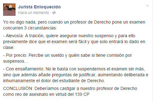 Juristanloqcido's tweet photo. ¡Tu profesor es un asesino y aún no lo sabes! http://t.co/E42sKozITK