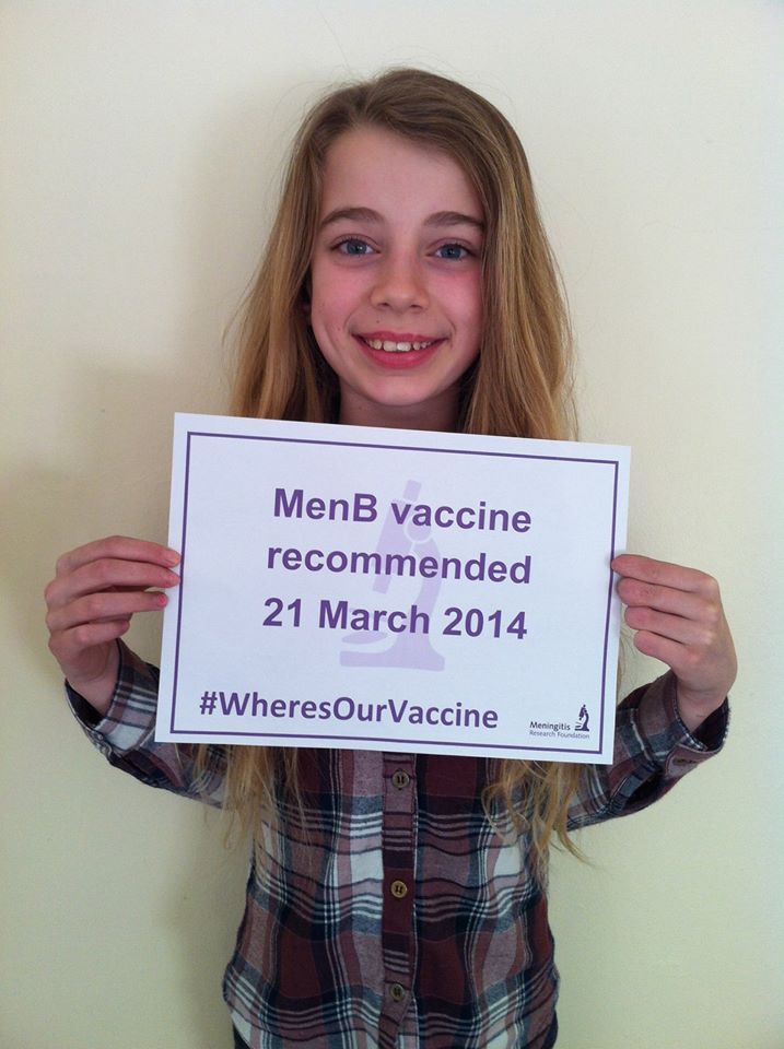 M_R_F's tweet photo. Georgia Richardson asks @Jeremy_Hunt #WheresOur Vaccine http://t.co/ylRwRA88M4