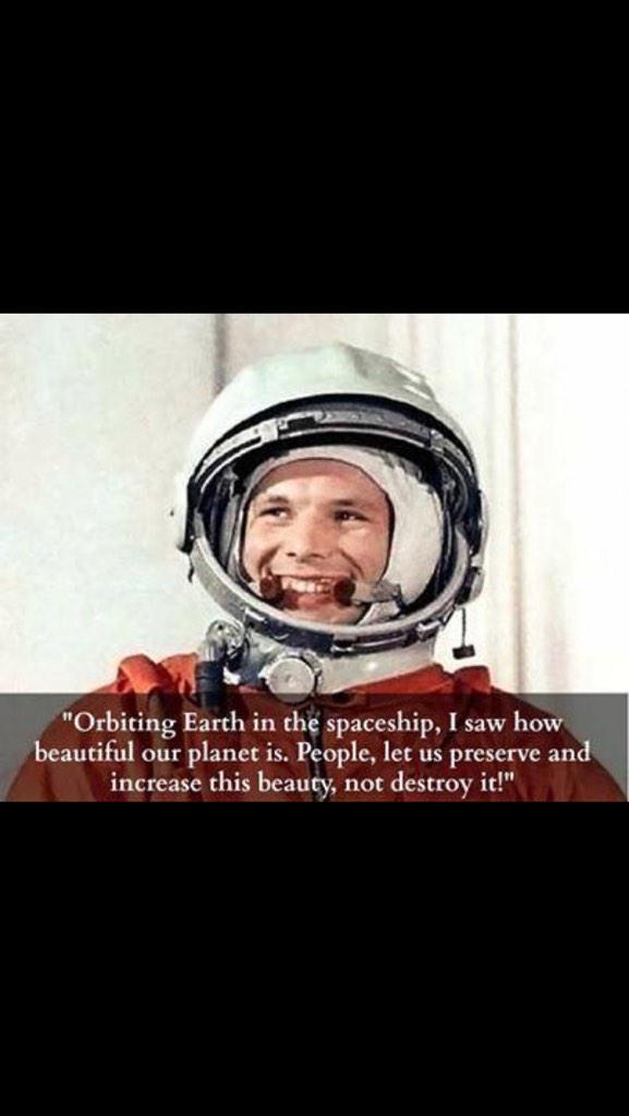 Happy Birthday Yuri Gagarin. First human in space 