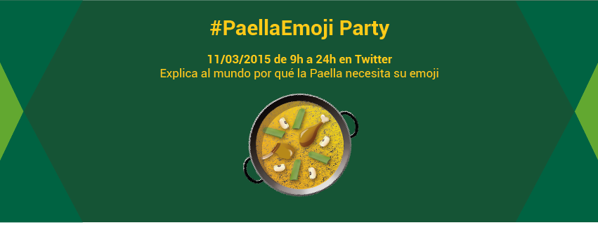 Si nos organizamos y tuiteamos todos al mismo tiempo, el mundo nos escuchará ¡El #PaellaEmoji te necesita! :)