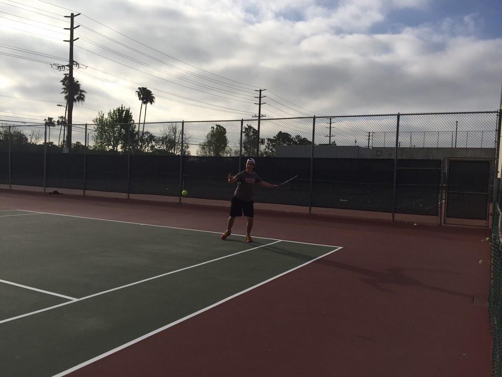 Morning practice in California