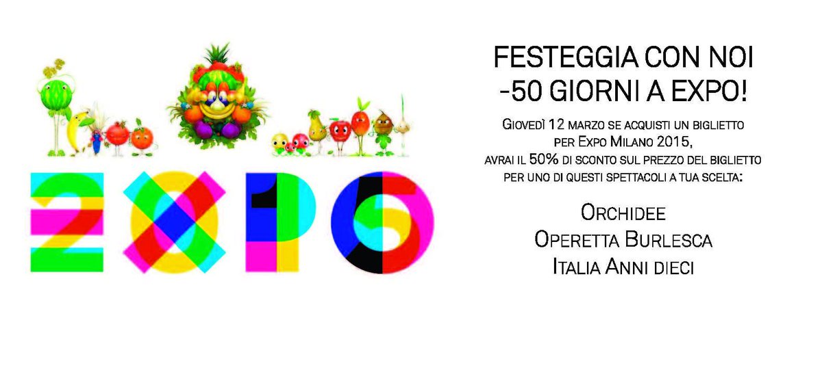 TeatroSociale's tweet photo. - 50 giorni a @Expo2015Milano con noi! @bminghetti @QTimeNews @laprovinciadico @mltt @SalvatoreAmura @COMO2015 http://t.co/8lqiarL7VR