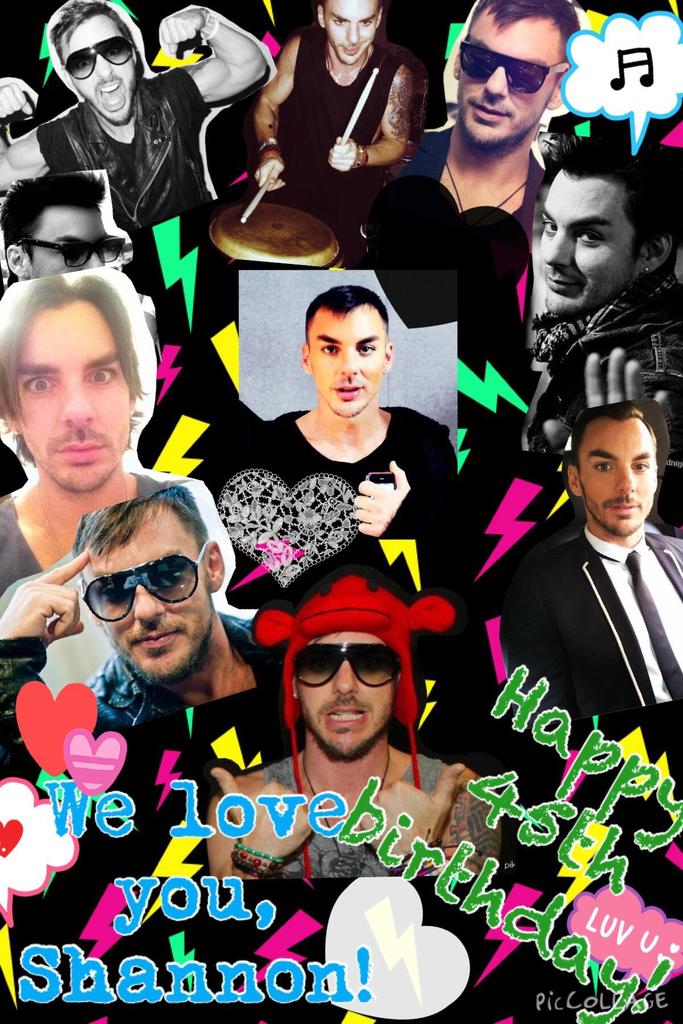 ♥♥Happy 45th Birthday my favourite drummer Shannon Leto!!!♥♥We love you♥♥
#HappyBirthdayShannonLeto