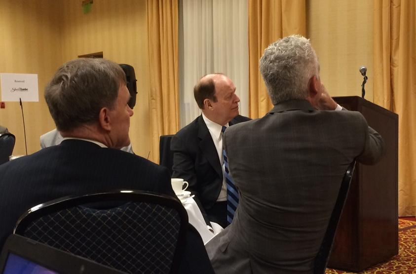 Senator Richard Shelby at breakfast w Chamber#shoals