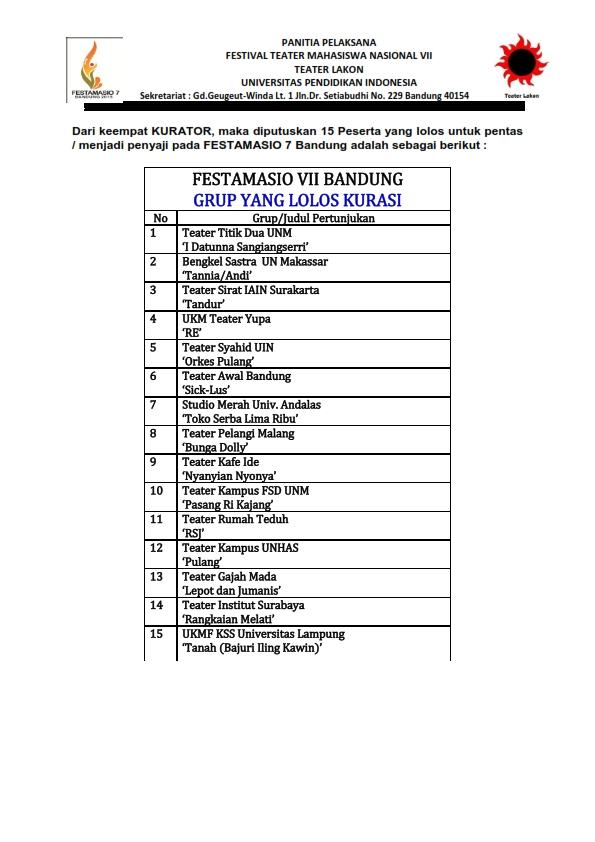 Kabar Gembira 🎉🎆 Selamat 🎊