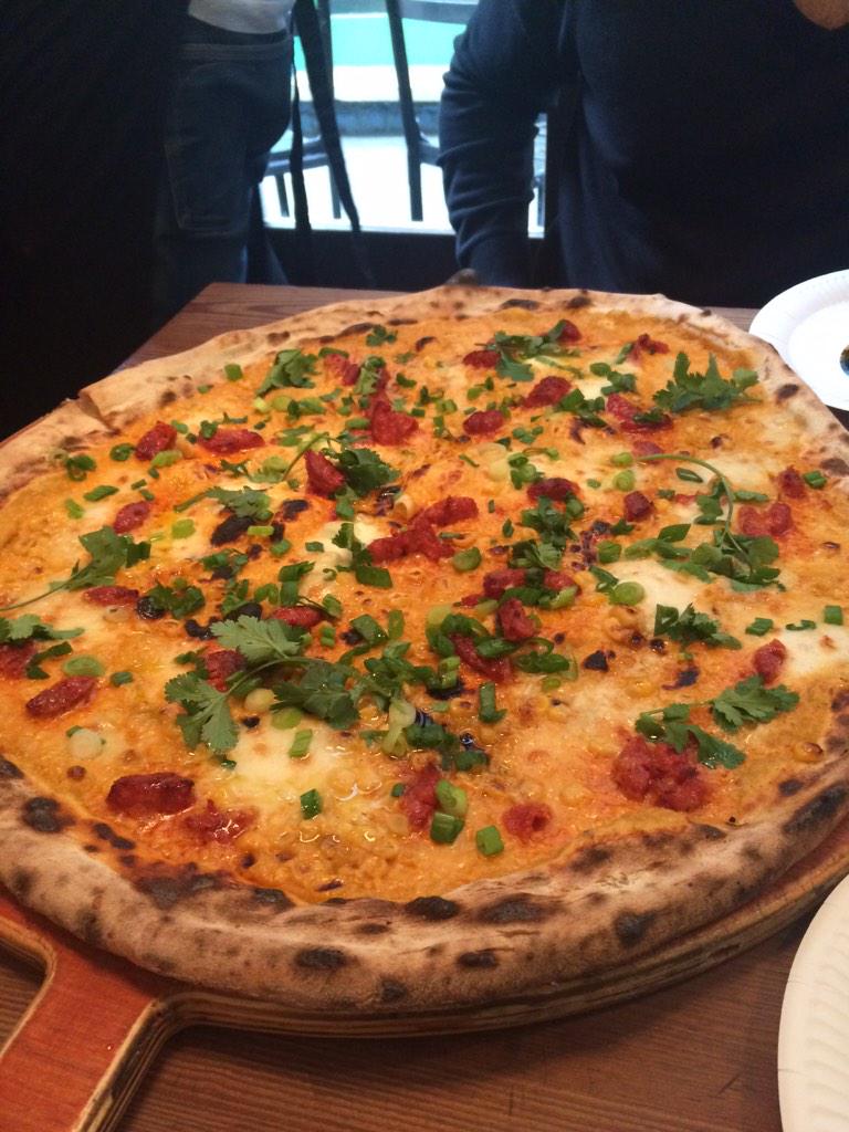 MayaVuckovic's tweet photo. Of course I choose to have my birthday lunch @homesliceLDN #bestjointintown http://t.co/6M4cBhET4t