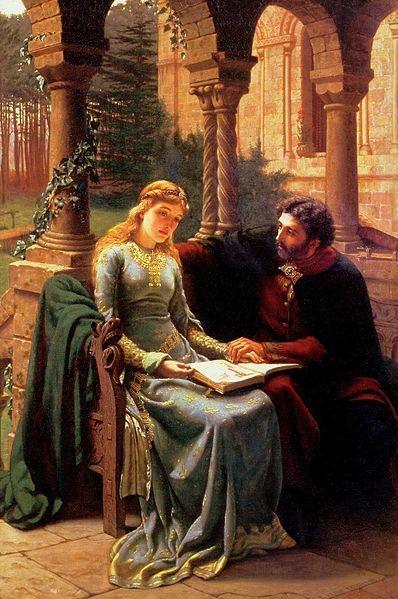 'Abelard and his Pupil Heloise' : #EdmundBlairLeighton 1882