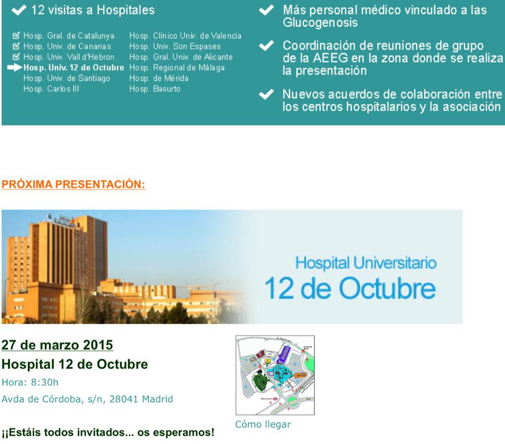 Presentaciones de la #Glucogenosis
en Hospitales
glucogenosis.org/portal1/conten…
Gracias <a href="/Glucogenosis/">A.E.E.G</a> <a href="/minoritaries/">Plataforma MM</a>