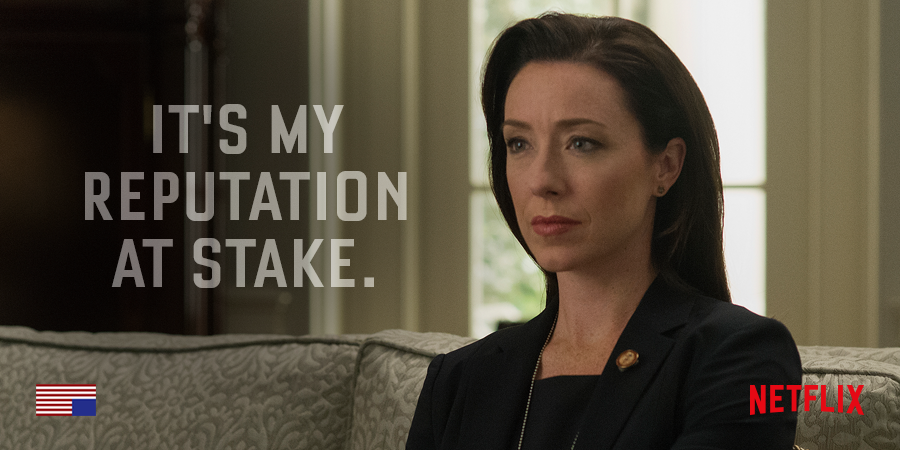 House of Cards on Twitter: "Jackie Sharp is all in 