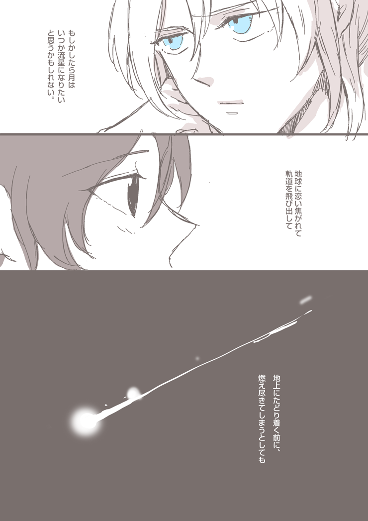 【のぞえり】月は流星の夢を見るか  その② 