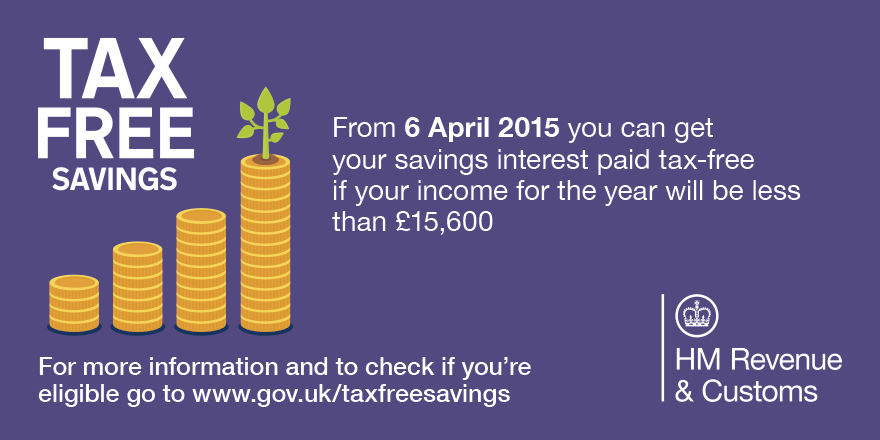 HMRCgovuk's tweet image. Check your eligibility for tax-free interest on savings with HMRC’s online calculator: ow.ly/JYfRL