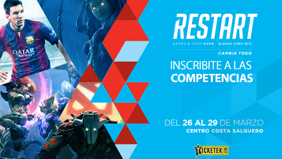 TyCSports's tweet photo. #eSports Abierta la inscripción para jugar en Restart Expo http://t.co/jwAHhuG6CV. cc @localstrike http://t.co/ioRjNHSW5C