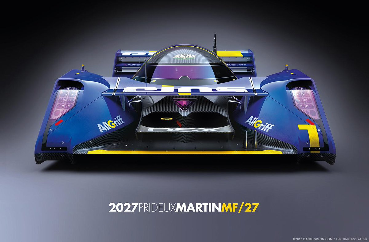 DanielSimonCom's tweet image. 2027 Prideux-Martin MF/26-27 Endurance Racer. 432 km/h top speed, 805hp. From #DanielSimon &apos;s book #TheTimelessRacer