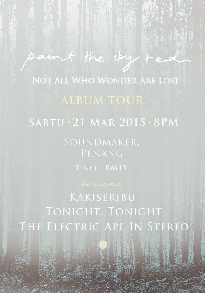 march 21st, soundmaker, penang. be there ! //