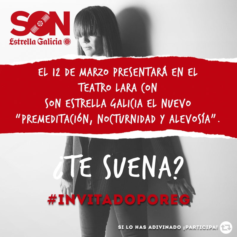 SON_EG's tweet photo. ¿Invitado por SON @estrellagalicia en la @teatrolara? Síguenos + RT + Responde: #invitadoPorEG + artista y #Suerte. http://t.co/B55afZUFNE