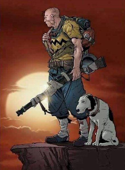 Hi, guys. I've found the worst thing on the internet. I give you gritty, post-apocalyptic Charlie Brown.