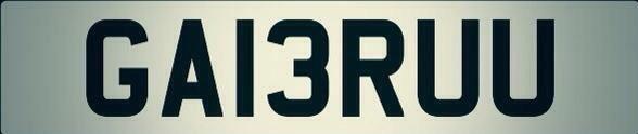 thebestreg's tweet photo. @roachkilla1 did you know we have the perfect private number plate for a GABRUU..

Please RT.. http://t.co/w8bTX8AUQR