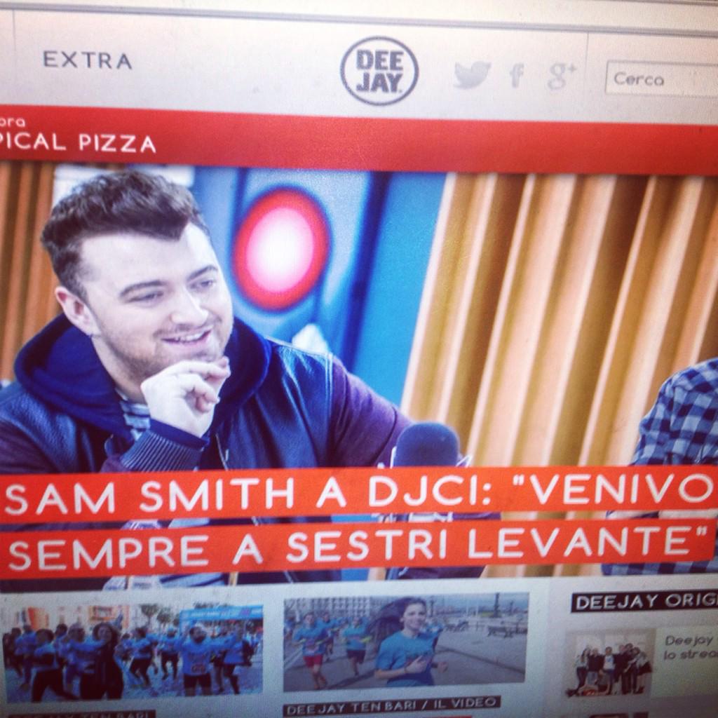Mainollo's tweet image. #samsmith belle cosa che si scoprono! #SestriLevante