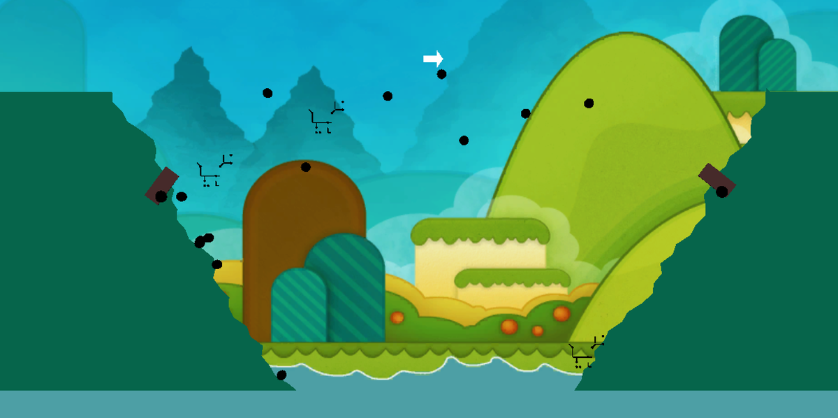 xoeyz's tweet image. Been working on an assignment all week 🎮 #WIP #unity3D #computerGames #verletsintegration #cannonball