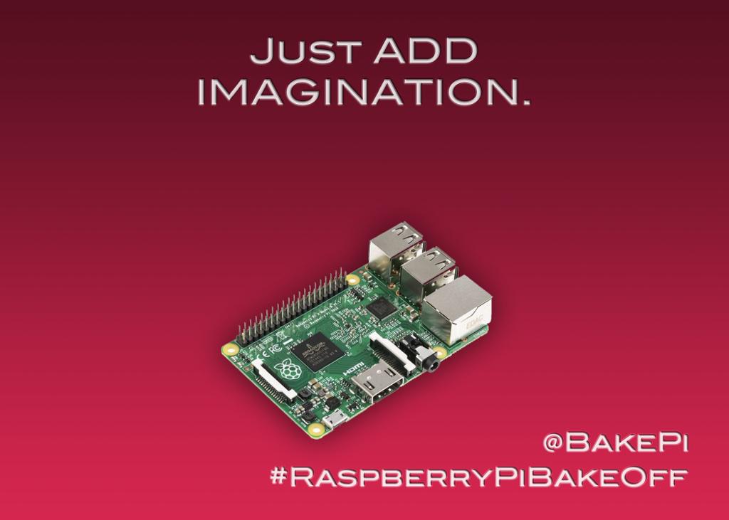 BakePi's tweet image. Just add imagination. #RaspberryPiBakeOff