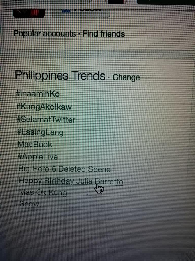Happy Birthday Julia Barretto on PH trends.   Happy Birthday. 