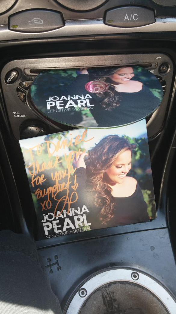 nWoGriego's tweet image. What&apos;s in your #CD player? I know what I&apos;m listening to, #SensitiveMaterial by the talented @joannapearl #MusicMonday