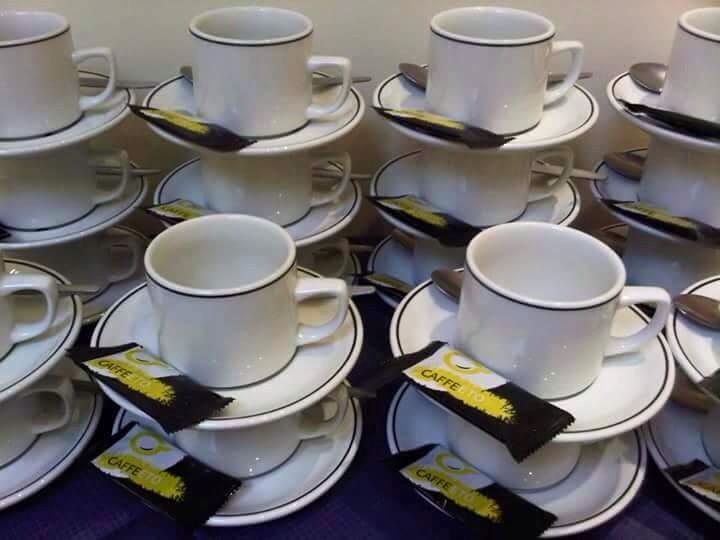 QConference's tweet image. Tea and coffee has now been reduced to £1.20 per person, don't forget to book yours with the conference room :)