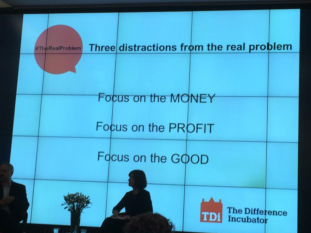 HelgaSvendsen's tweet image. These three things are the focus of  #TheRealProblem. They distract us.