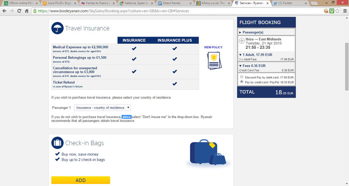 Dani484's tweet photo. @Ryanair I'm about to book a flight and the spelling mistakes on here are making me very uneasy.. please advise. :| http://t.co/djSopg47FF