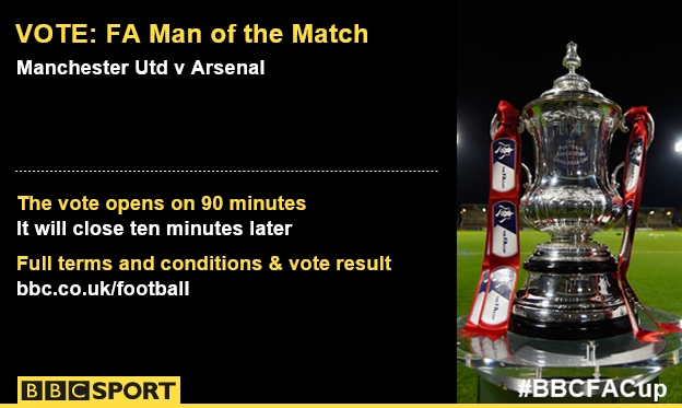 BBCMOTD's tweet photo. Keep voting for FA Man of the Match here http://t.co/1oy0ET5g7G or reply @BBCMOTD #BBCcazorla #BBCcoquelin #BBCrooney http://t.co/jcaqAi6lY5