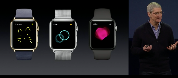 apple watch sending heartbeat