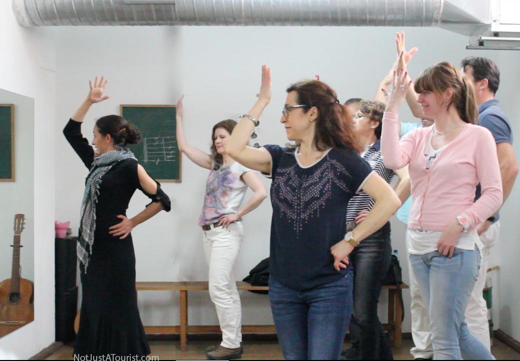 NotJustaTourist's tweet image. Who knew the #Dutch could be so good at #Flamenco?! Great class this weekend! #flamencolessons #dance #dancelessons