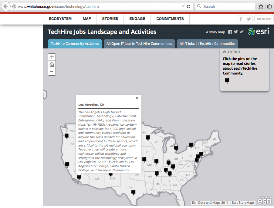 BixelExchange's tweet photo. LA HI-TECH is officially on the map for #President Obama's #TechHireInitiative. Learn more http://t.co/6PipsfnZ0B http://t.co/pYtAr2JIay
