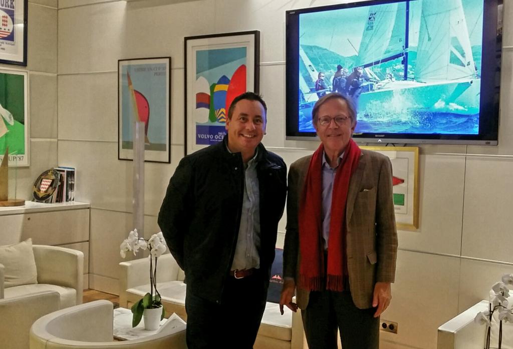 propellerists's tweet image. Vice-President @Stemarkjones meeting President of #propellerclub #Monaco lots of positives @sue_hen @shippingpr