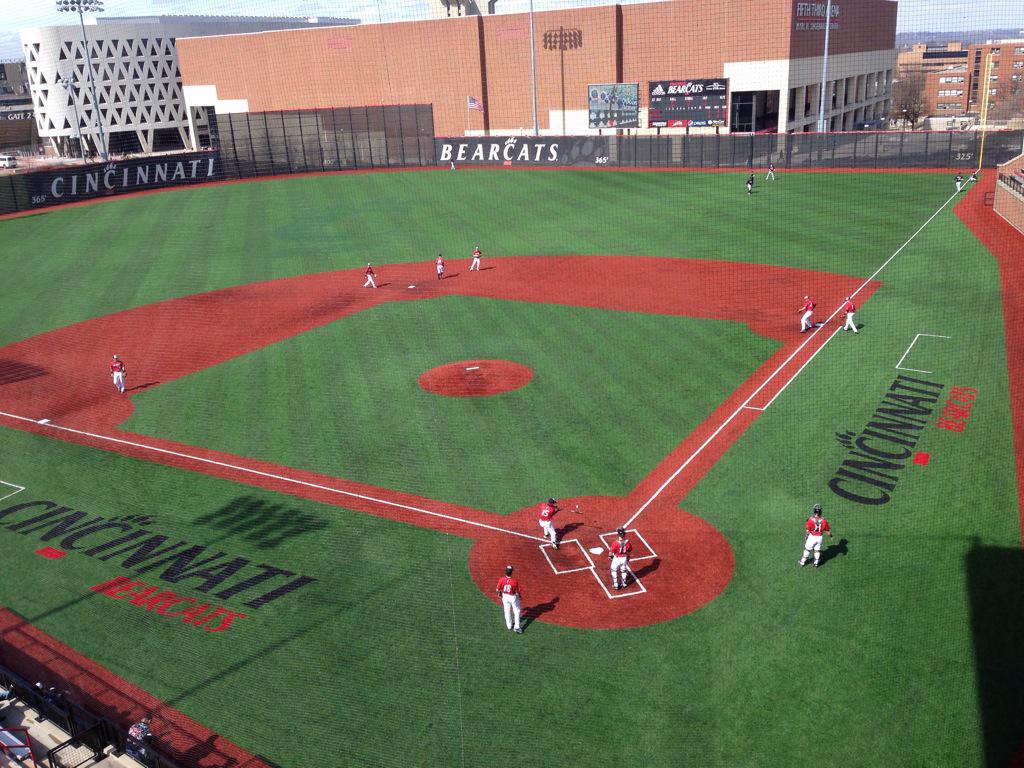 Cincinnati Baseball On Twitter Final Warmups From Marge Schott Stadium Bearcats Are Sporting The New Red Jerseys Ucvsniagara Begins In 20 Mins Http T Co Rqndwab8x1