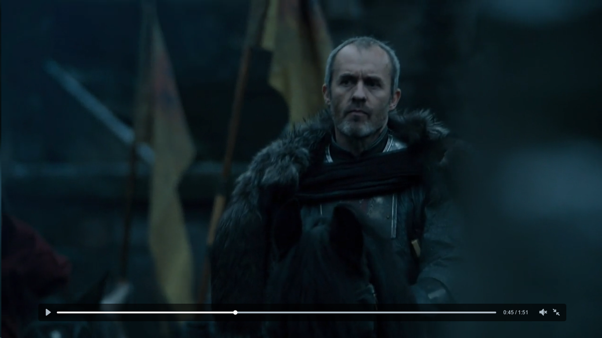 Stannis in Northern garb. <a href="/King_Stannis/">Stannis Baratheon</a>