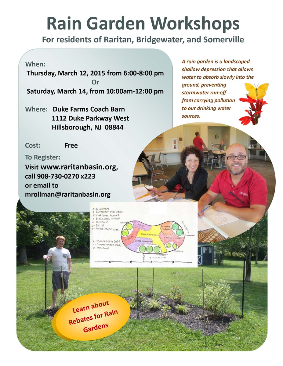 Register today for the #RainGarden Rebate Program @DukeFarmsFdn <a href="/SomersetNJ_TMD/">Somerset Local</a> <a href="/RaritanNJ/">Raritan Borough, NJ</a> <a href="/SomervilleNJ/">Somerville, NJ</a>