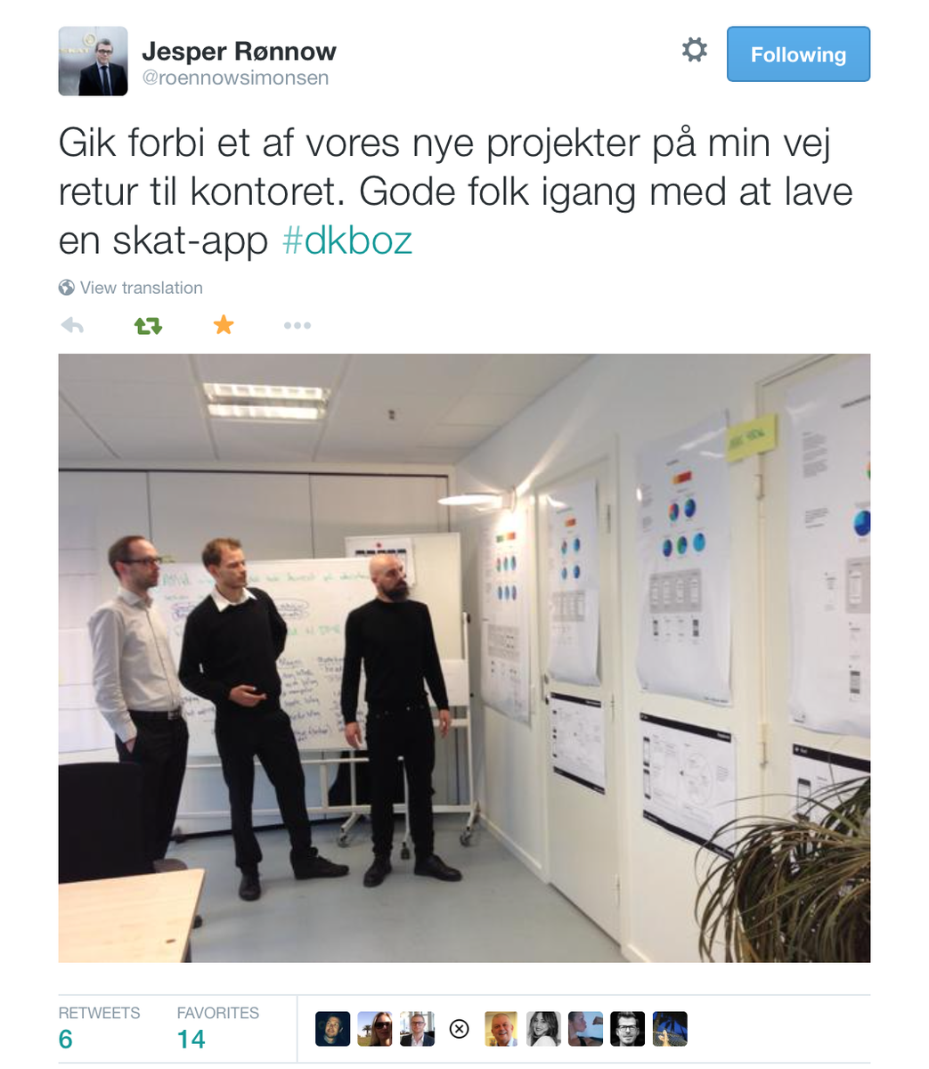 weareunmade's tweet photo. Today @roennowsimonsen came by our innovation room @Skattefar and tweeted a photo of our work in progress #dkboz http://t.co/VvzE4y4g8T