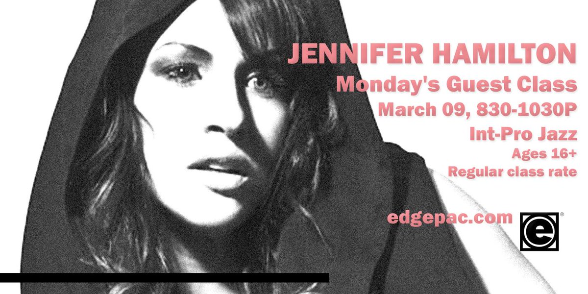 JENNIFER HAMILTON // Guest Class 2nite 830-1030P Int-Pro Jazz // Reg class rate // <a href="/jhamla/">Jennifer Hamilton</a>
